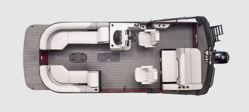 2026 Lowe Boats SS 230 DV Gray Upholstery with Monochrome Accents