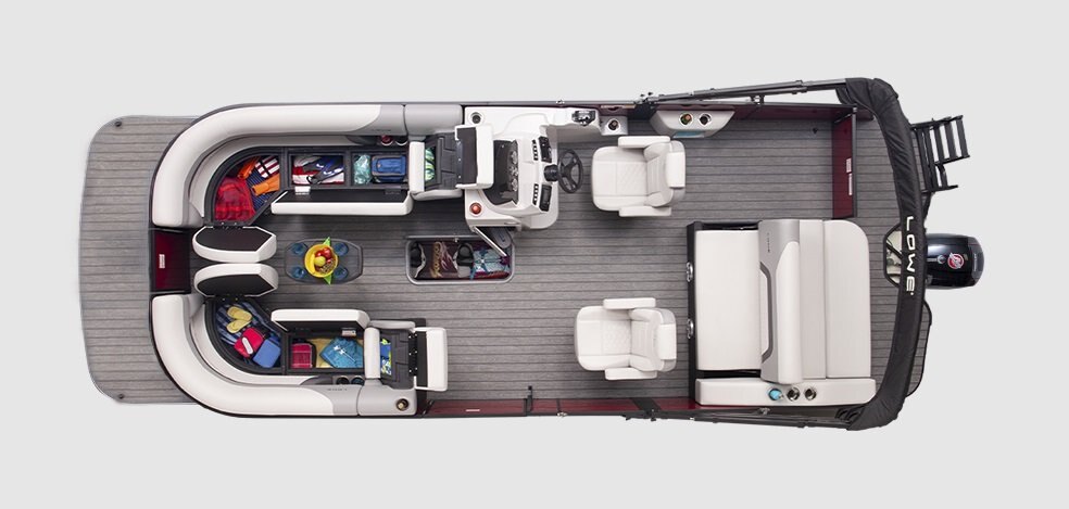 2026 Lowe Boats SS 230 DV Gray Upholstery with Monochrome Accents