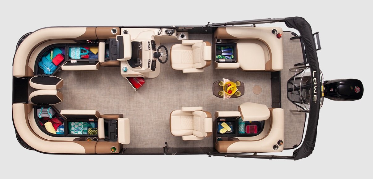 2026 Lowe Boats SS 230 WT Gray Upholstery with Monochrome Accents