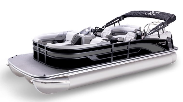 2026 Lowe Boats SS 230 WV Black Metallic Fence w/ Black Rails w/Charoal Metallic Custom Graphic