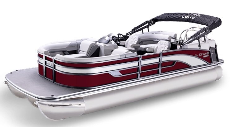 2026 Lowe Boats SS 230 WV Winberry Metallic Fence w/Black Rails w/White Custom Graphic