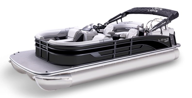 2026 Lowe Boats SS 230 WV Charcoal Metallic Fence w/ Black Rails w/Black Metallic Custom Graphic