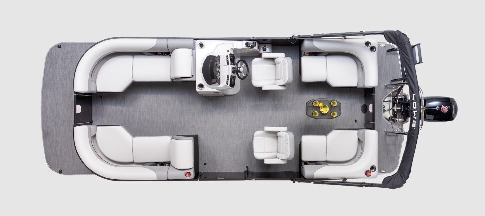 2026 Lowe Boats SS 230 WV Gray Upholstery with Monochrome Accents
