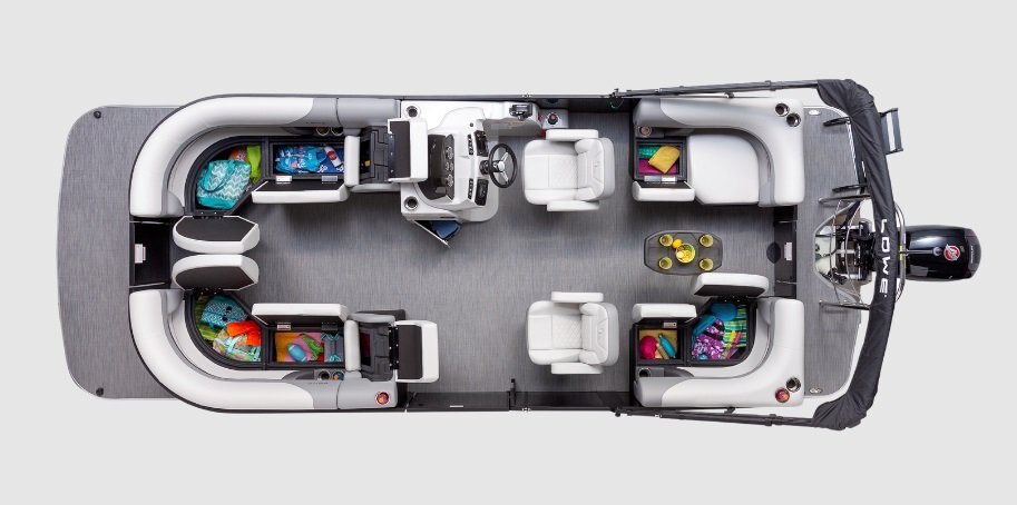 2026 Lowe Boats SS 230 WV Gray Upholstery with Monochrome Accents