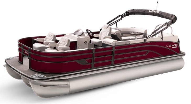2026 Lowe Boats SF 232 WT Wineberry Metallic Fence