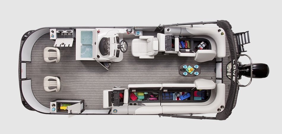 2026 Lowe Boats SF 232 WT Custom Graphic Surf White