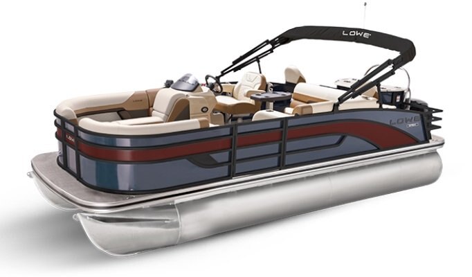 2026 Lowe Boats SF 212 Custom Graphic Infused Red Metallic