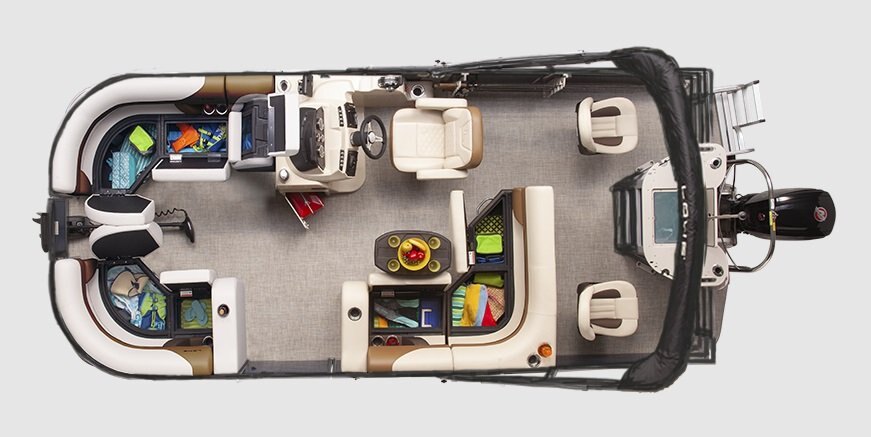 2026 Lowe Boats SF 212 Gray Upholstery w/Monochrome Accents