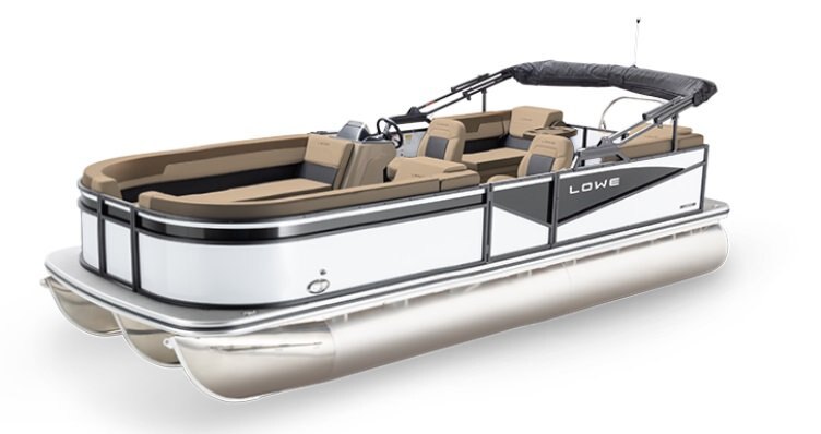 2026 Lowe Boats LS 230 WT White Metallic Fence