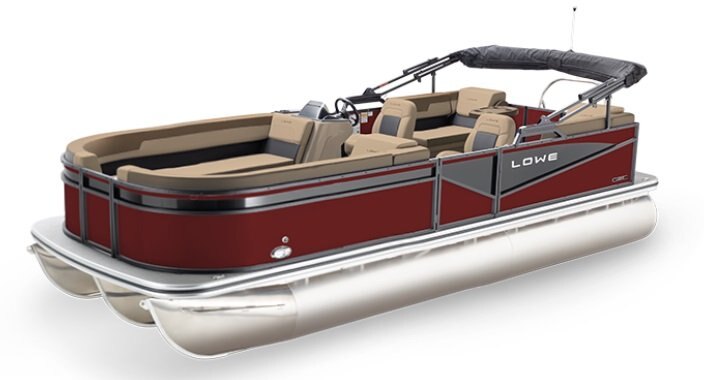 2026 Lowe Boats LS 230 WT Wineberry Metallic Fence