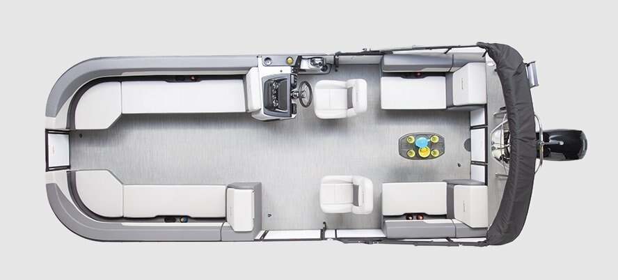 2026 Lowe Boats LS 230 WT Wineberry Metallic Fence