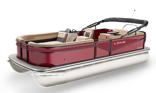 2026 Lowe Boats LS 210 Custom Graphic Infused Red Metallic