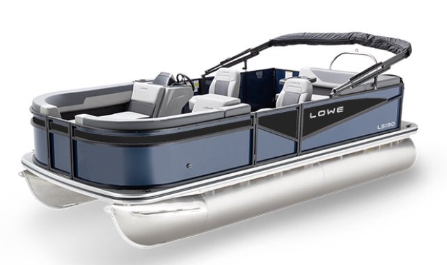 2026 Lowe Boats LS 190 Custom Graphic Black Metallic