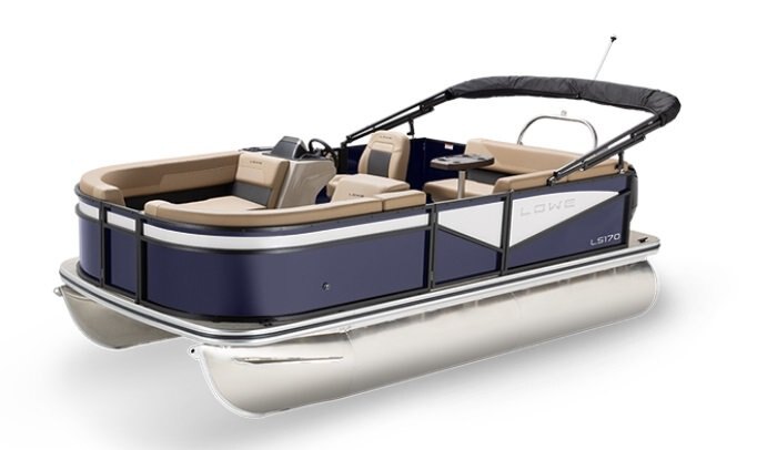 2026 Lowe Boats LS 170 Indigo Blue Metallic Fence