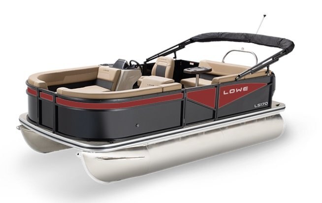 2026 Lowe Boats LS 170 Custom Graphic Infused Red Metallic