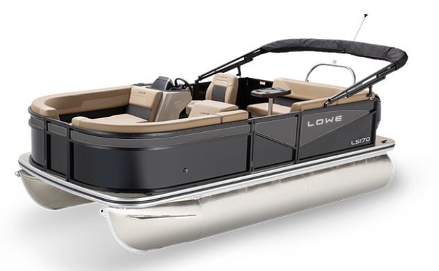 2026 Lowe Boats LS 170 Custom Graphic Charcoal Metallic