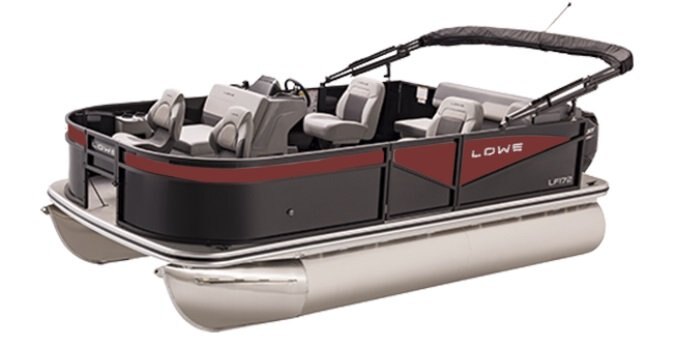 2026 Lowe Boats LF 172 Infused Red Metallic Graphic