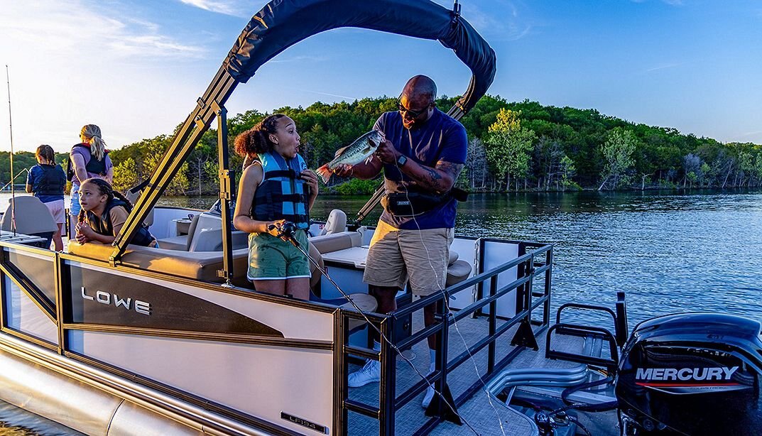 2026 Lowe Boats LF 194 Gray Upholstery with Monochrome Accents