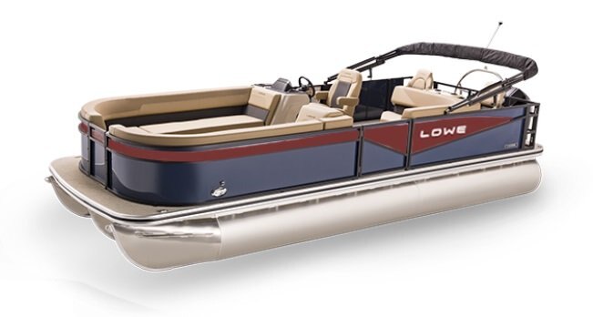 2026 Lowe Boats LF 232 Infused Red Metallic Graphic
