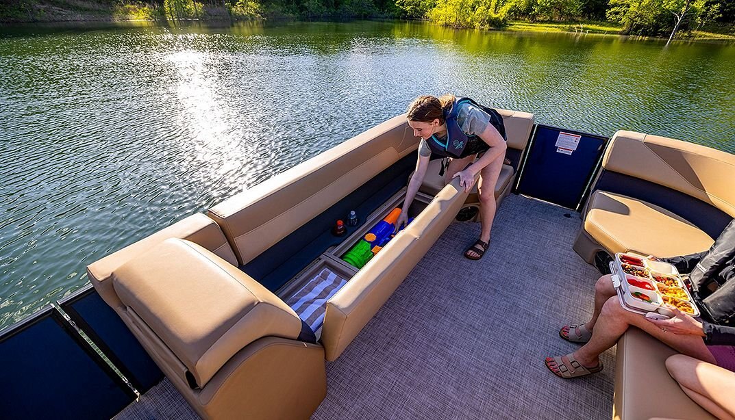 2026 Lowe Boats LF 232 Tan Upholstery with Monochrome Accents