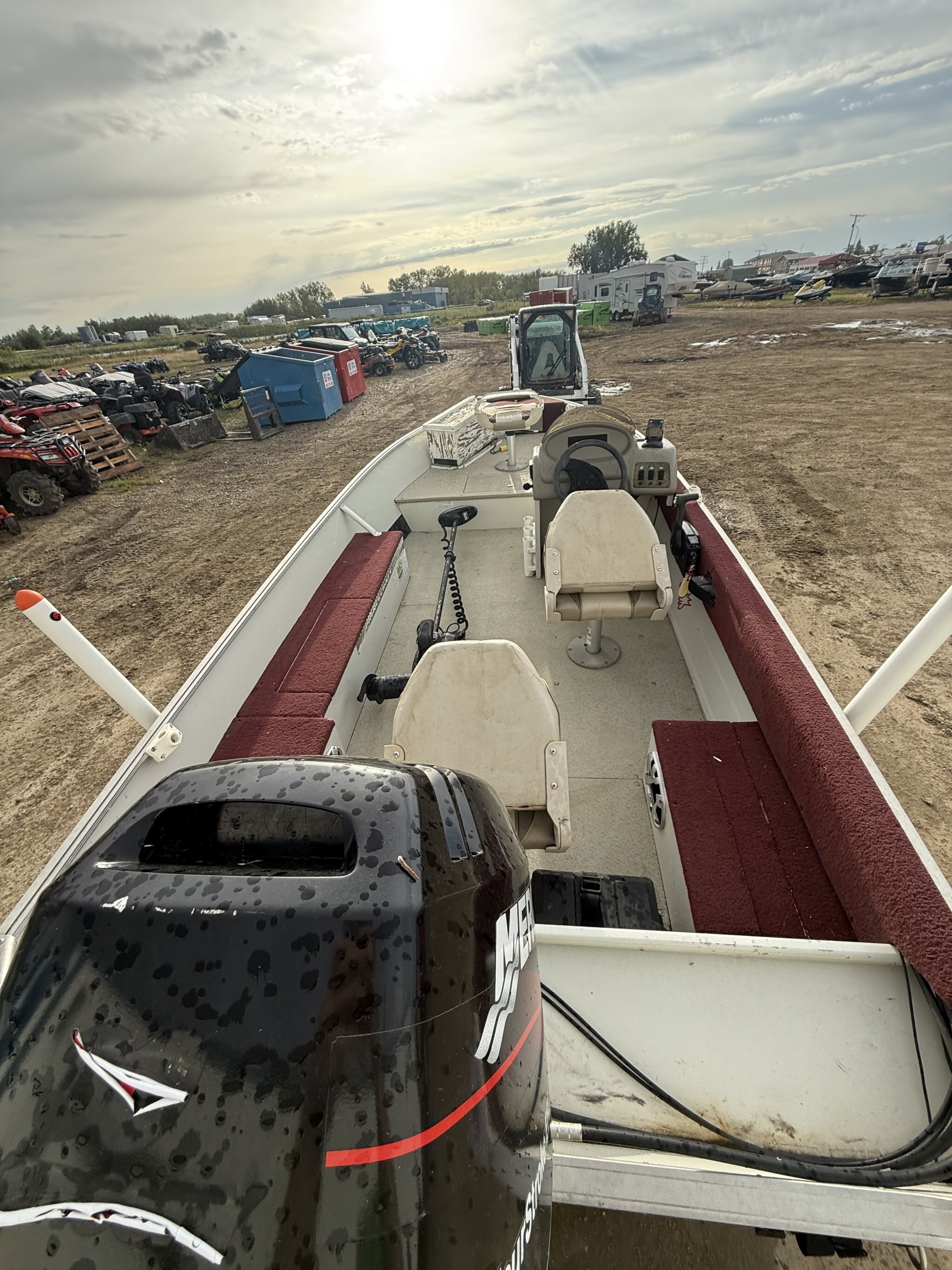 2003 PRINCECRAFT 15' FISHING BOAT