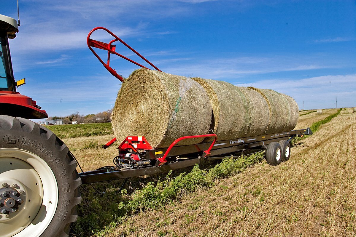 Farm king ROUND BALE CARRIER Models 1450, 2400, 2450