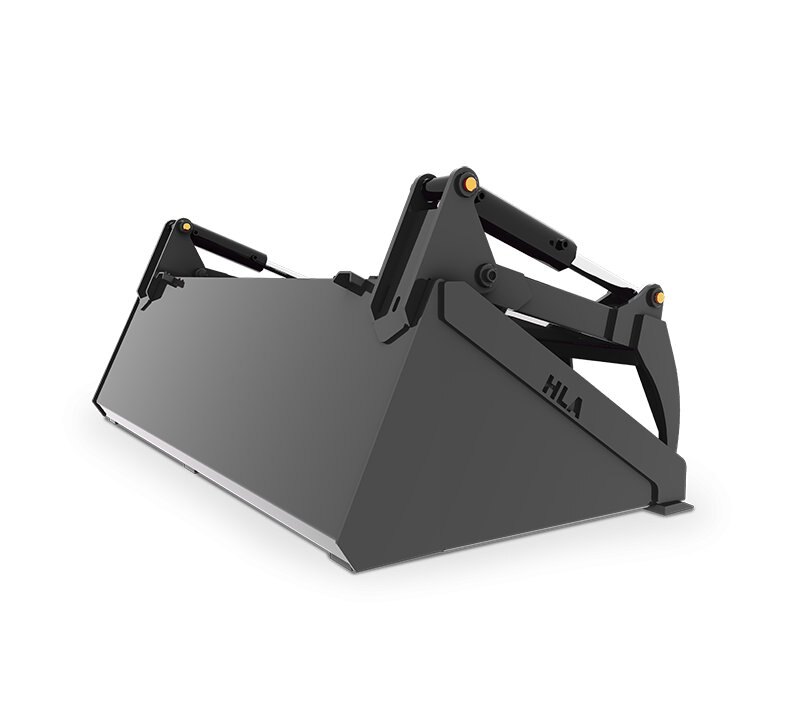 HLA Low Profile Skidsteer Bucket & Skidsteer Grapple