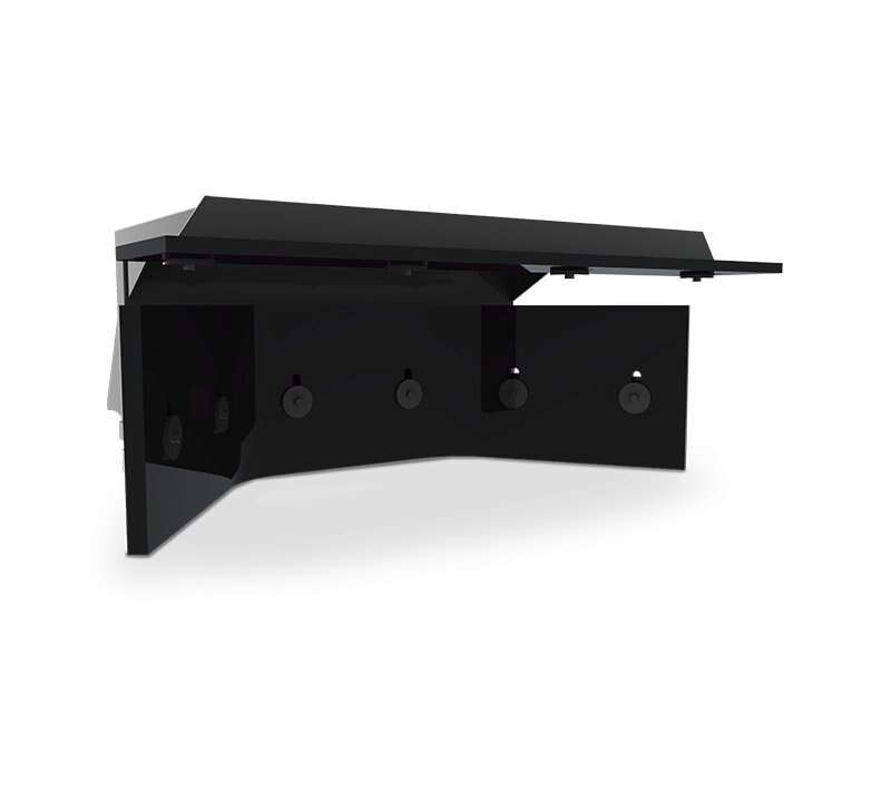 HLA Heavy Duty Rubber Free Stall Scraper with Back Drag