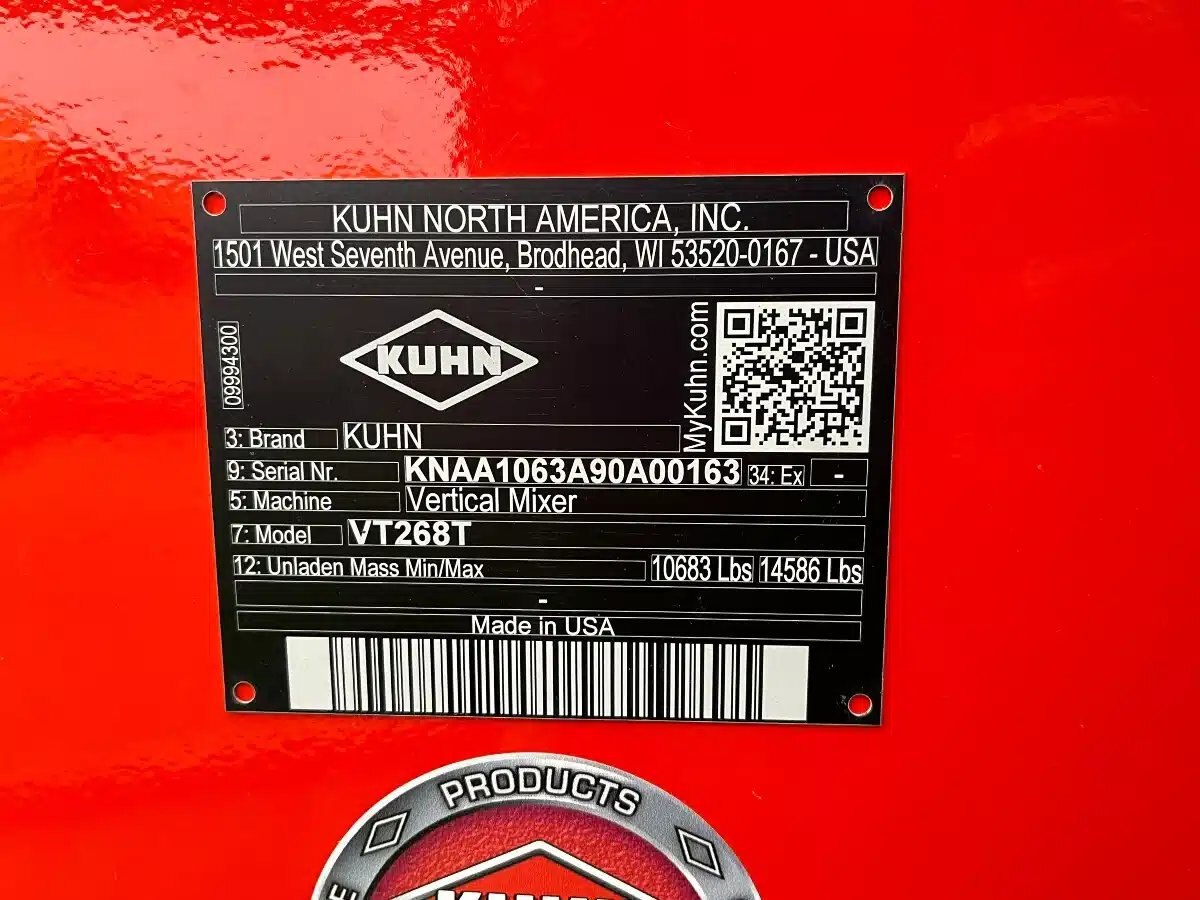 2022 Kuhn Knight VT 268