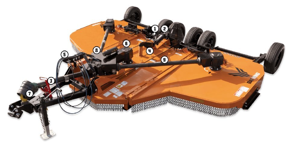 Massey Ferguson BW15.72 Batwing® Rotary Cutters