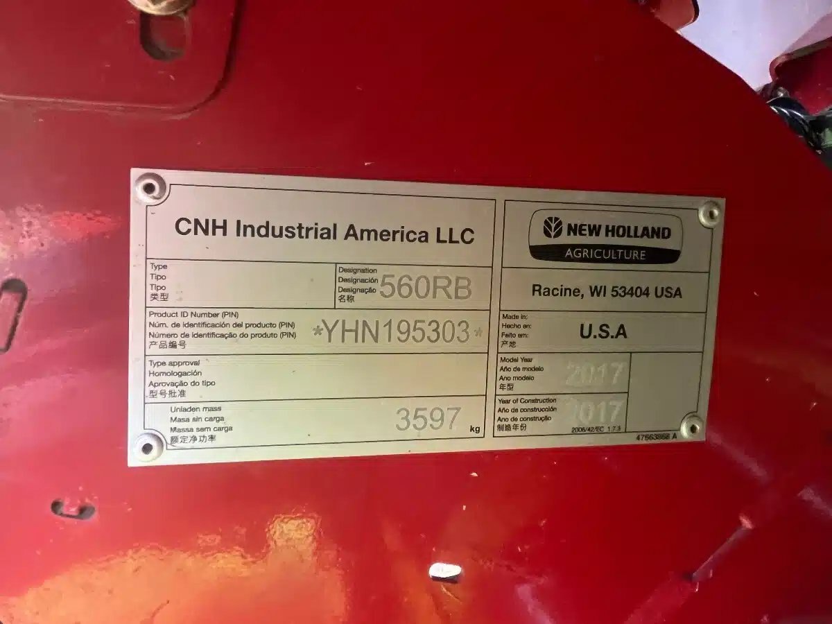 2017 New Holland ROLL BELT 560