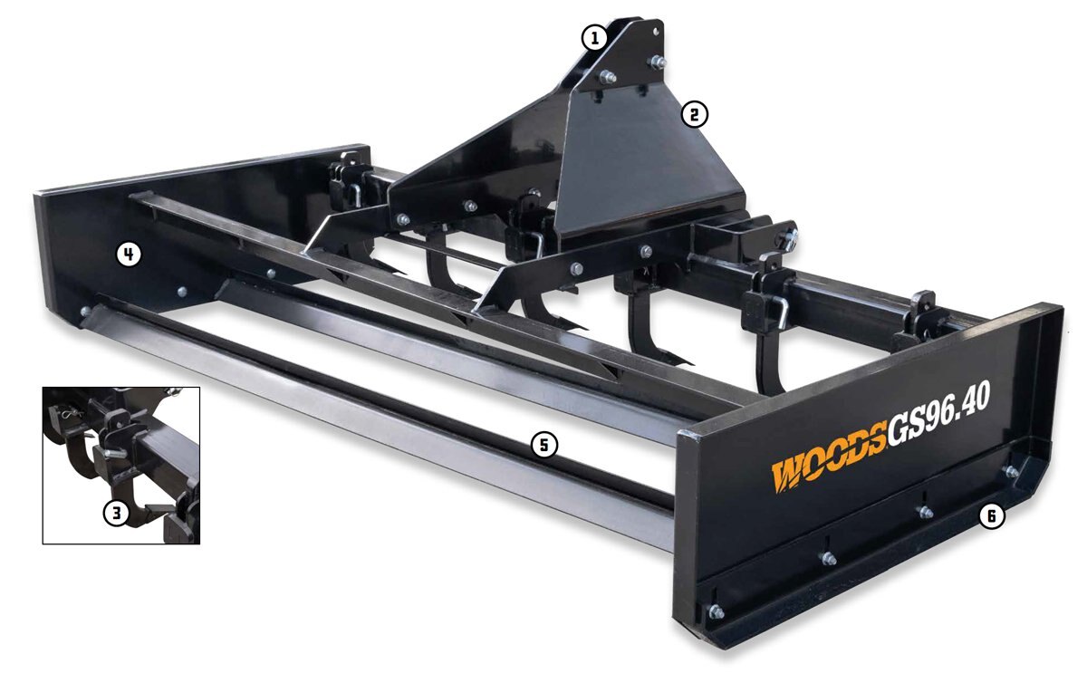 Massey Ferguson GS54.30 Grading Scrapers