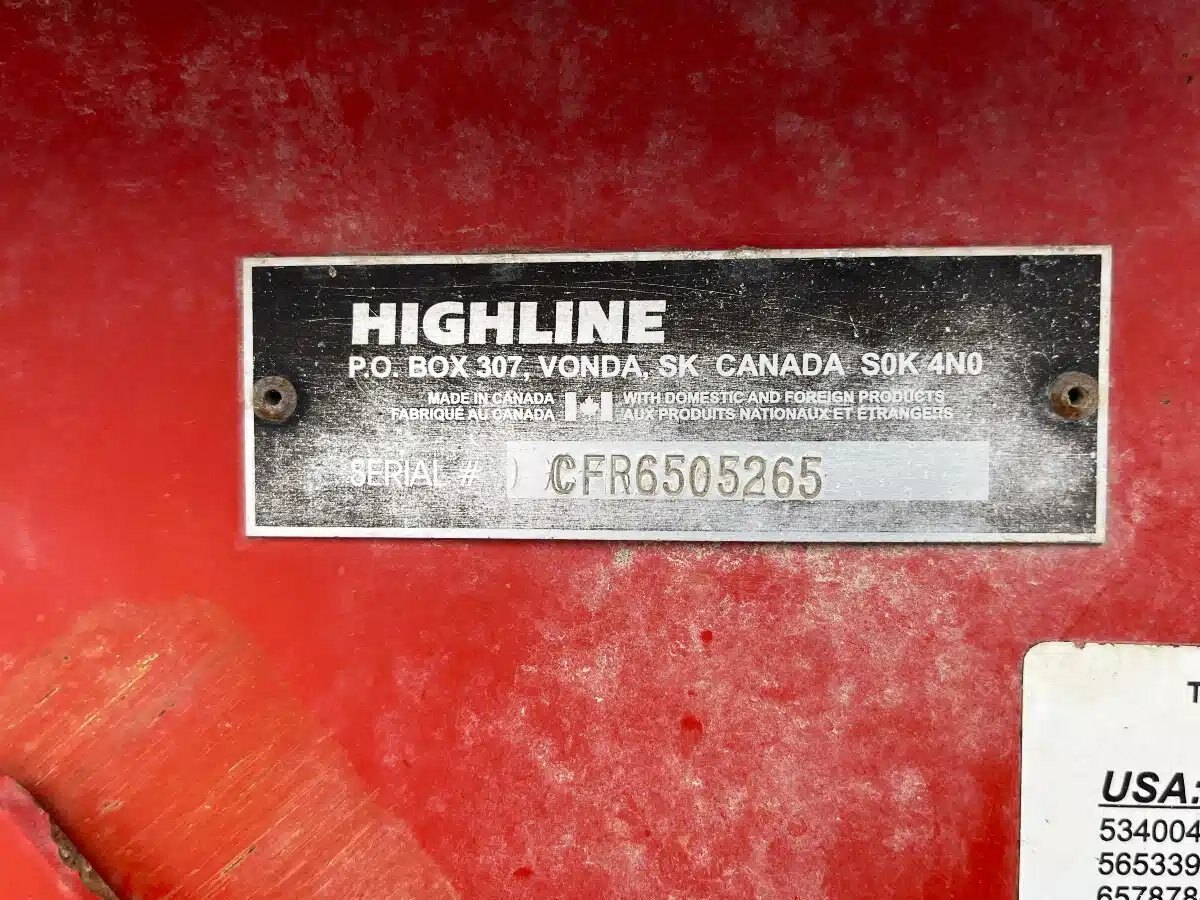 2015 Highline BALE PRO CFR 650