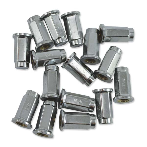 CARLISLE CHROME LUG NUTS 16PK