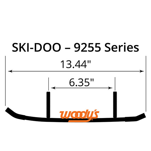 WOODY'S FLAT TOP TRAIL BLAZER 6" CARBIDE TRAIL RUNNER (TSD4 9255)