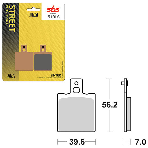 SBS PERFORMANCE LS SINTER BRAKE PAD (6260519108)