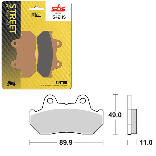 SBS PERFORMANCE HS SINTER BRAKE PAD (6250542108)