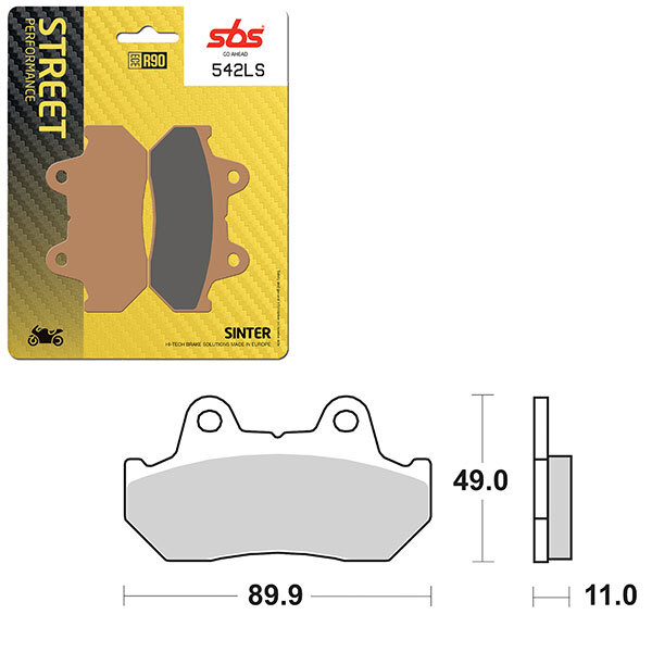 SBS PERFORMANCE LS SINTER BRAKE PAD (6260542108)