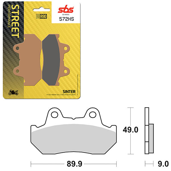 SBS PERFORMANCE HS SINTER BRAKE PAD (6250572108)