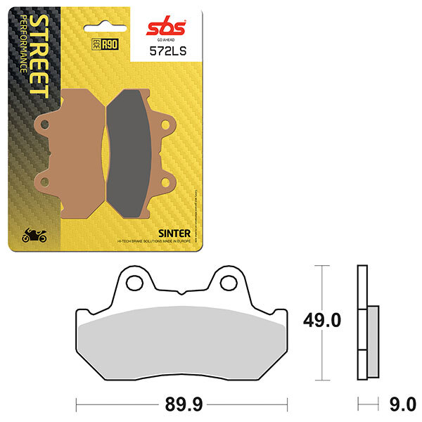 SBS PERFORMANCE LS SINTER BRAKE PAD (1626572)