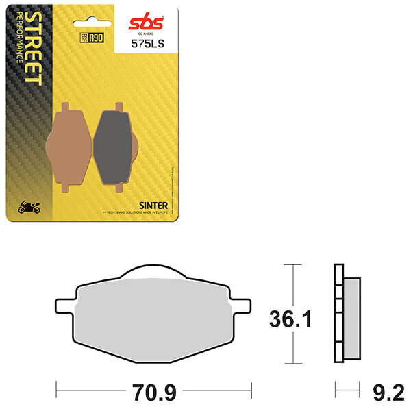 SBS PERFORMANCE LS SINTER BRAKE PAD (6260575108)