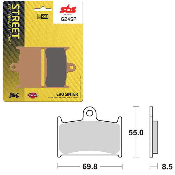 SBS SP EVO SINTER BRAKE PAD (6390624108)