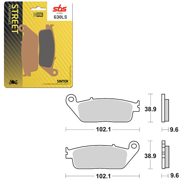 SBS PERFORMANCE LS SINTER BRAKE PAD (6260630108)