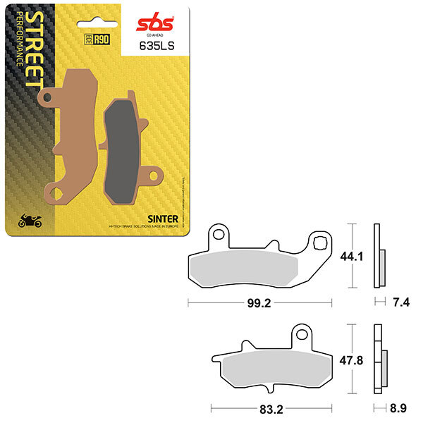 SBS PERFORMANCE LS SINTER BRAKE PAD (6260635108)