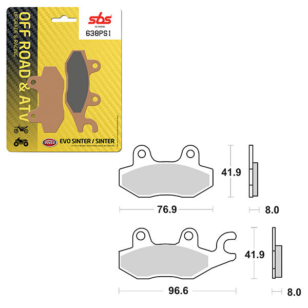 SBS EVO SINTER BRAKE PAD (6450638100)