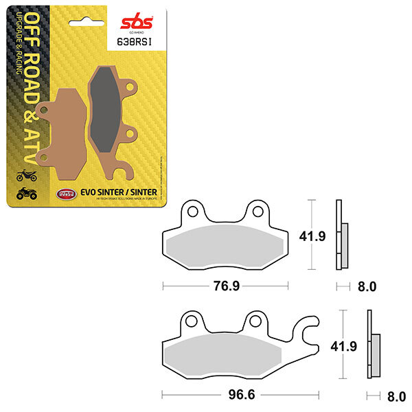 SBS EVO SINTER BRAKE PAD (6280638100)