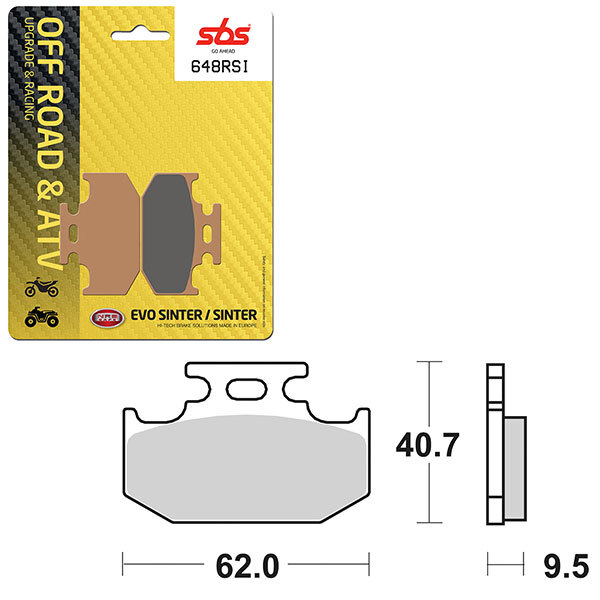 SBS EVO SINTER BRAKE PAD (6280648108)