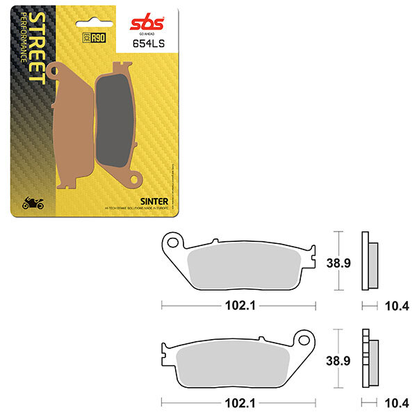 SBS PERFORMANCE LS SINTER BRAKE PAD (6260654108)