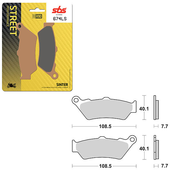 SBS PERFORMANCE LS SINTER BRAKE PAD (6260674108)