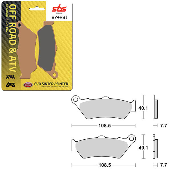 SBS EVO SINTER BRAKE PAD (6280674108)